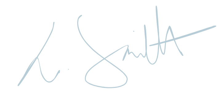 Liz smith. signature